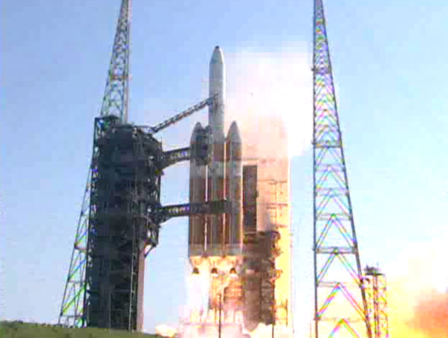 World's Most Powerful Rocket Launches New US Spy Satellite